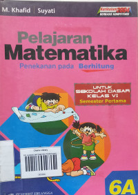 Image of PELAJARAN MATEMATIKA PENEKANAN PADA BERHITUNG 6A