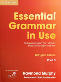 Image of ESSENTIAL GRAMMAR IN USE PART B