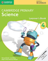 Image of CAMBRIDGE PRIMARY SCIENCE LEARNER'S BOOK 4