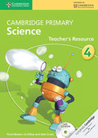 Image of CAMBRIDGE PRIMARY SCIENCE TEACHER'S RESOURCE 4+CD-ROM