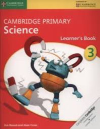 Image of CAMBRIDGE PRIMARY SCIENCE LEARNER'S BOOK 3